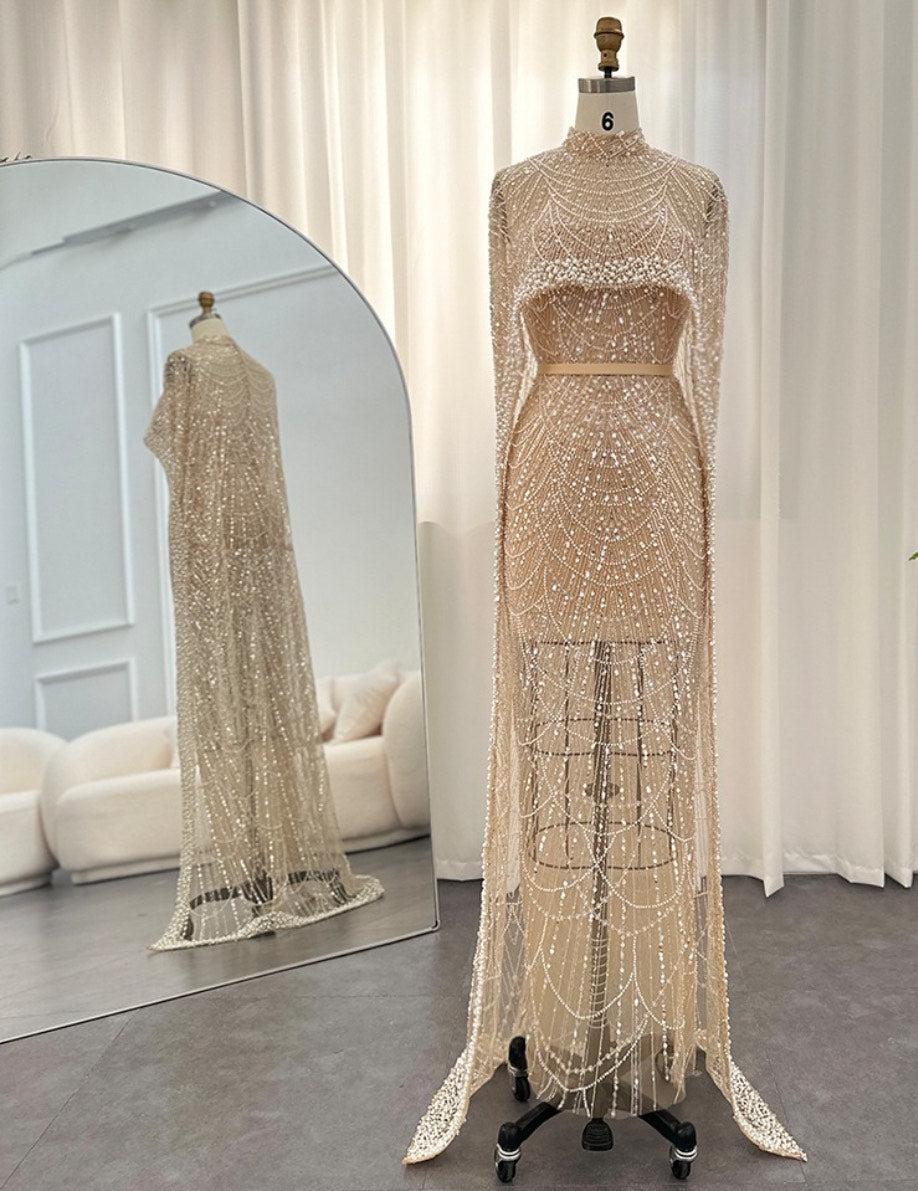 Champagne-Colored Gown