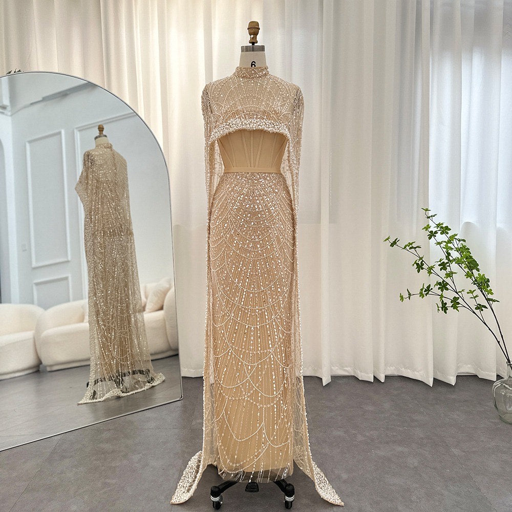 Champagne-Colored Gown