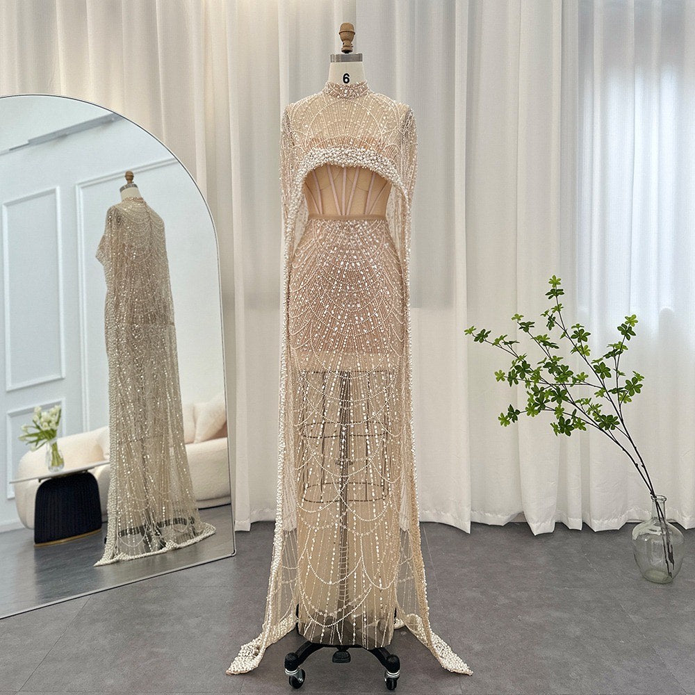 Champagne-Colored Gown